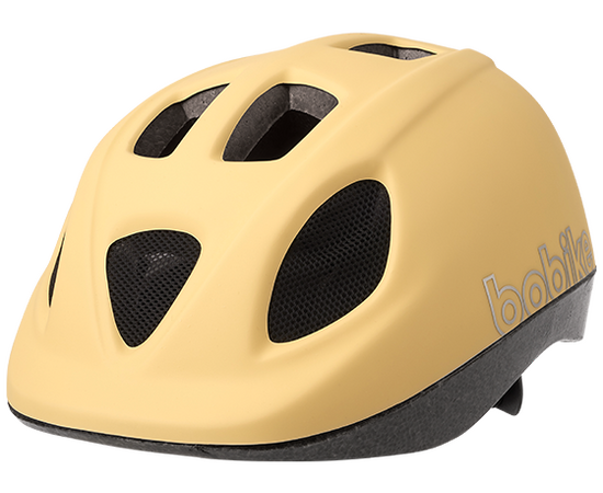 Шлем велосипедный Bobike GO (лимонный), Цвет: жёлтый, Размер: 52-56