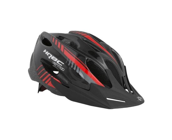 Шлем HQBC VENTIQO Q090350L р-р 58-62 (чёрный/красный), Цвет: черный, Размер: 58-62, изображение 4