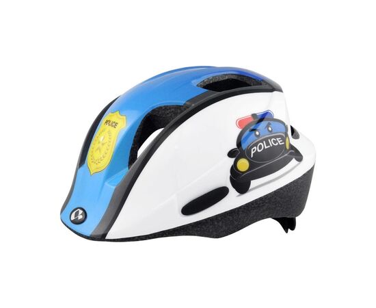 Шлем HQBC QORM Police Q090357S р-р 48-54 (синий), Цвет: Голубой, Размер: 48-54