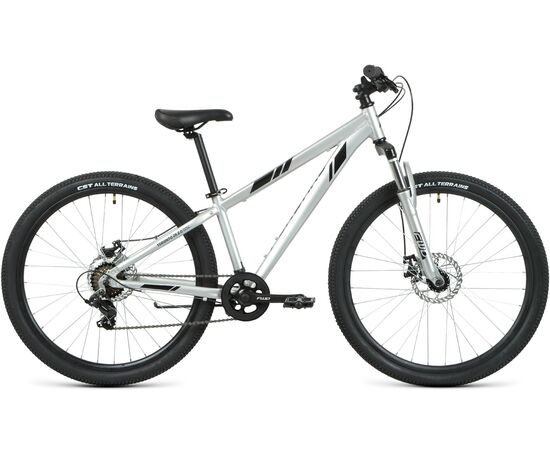Велосипед Forward TORONTO 26 2.2 D (серебристый/черный), Цвет: серый, Размер рамы: 13"