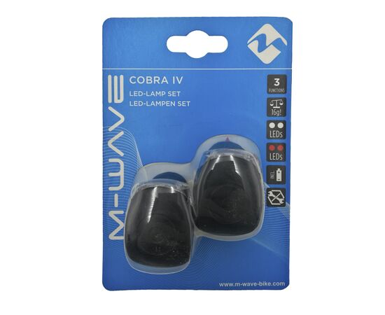 Фонарики M-WAVE COBRA IV 5-220630 (чёрный), Цвет: черный, изображение 2