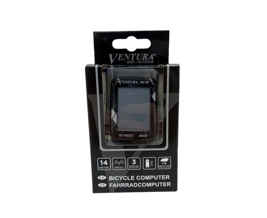 Велокомпьютер VENTURA XIV W 5-244361 (беспроводной), изображение 2 Велокомпьютер VENTURA XIV W 5-244361 (беспроводной), изображение 2