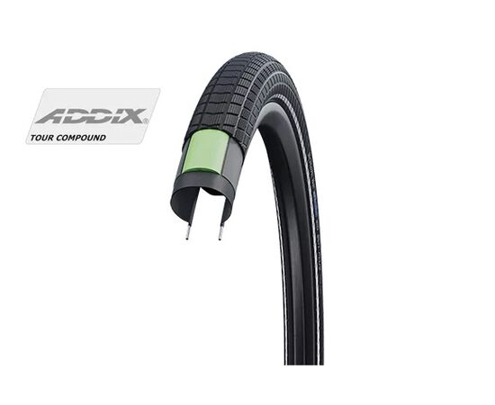 Покрышка 26x2.15 (55-559) Schwalbe Big Ben Plus GreenGuard SnakeSkin HS439 05-11101123 (черный), изображение 2 Покрышка 26x2.15 (55-559) Schwalbe Big Ben Plus GreenGuard SnakeSkin HS439 05-11101123 (черный), изображение 2