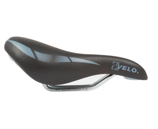 Седло велосипедное спортивное VELO WIDE:CHANNEL 5-250337 (чёрный), изображение 3