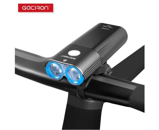 Фара передняя GACIRON V9DP-1800 2xCREE 1800LM Micro USB 6700mAh 07-300134, изображение 4