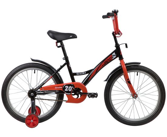 Велосипед Novatrack Strike 20" (черный-красный), Цвет: красный