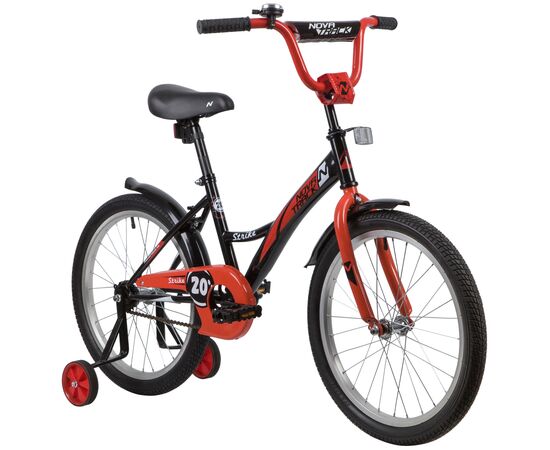 Велосипед Novatrack Strike 20" (черный-красный), Цвет: красный, изображение 2