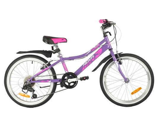 Велосипед Novatrack Alice 6.V 20" (фиолетовый), Цвет: фиолетовый