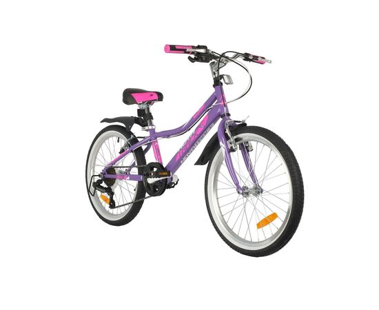 Велосипед Novatrack Alice 6.V 20" (фиолетовый), Цвет: фиолетовый, изображение 2