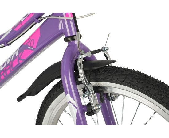 Велосипед Novatrack Alice 6.V 20" (фиолетовый), Цвет: фиолетовый, изображение 4