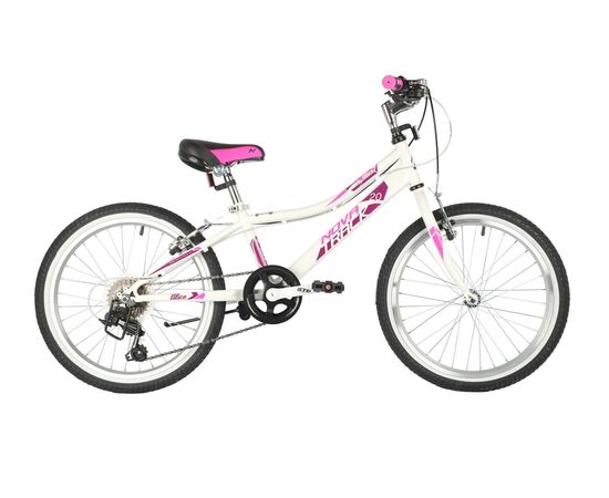 Велосипед Novatrack Alice 6.V 20" (белый), Цвет: белый