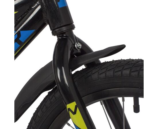 Велосипед Novatrack Dodger 20” (чёрный), Цвет: черный, изображение 4