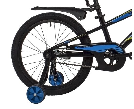 Велосипед Novatrack Dodger 20” (чёрный), Цвет: черный, изображение 5