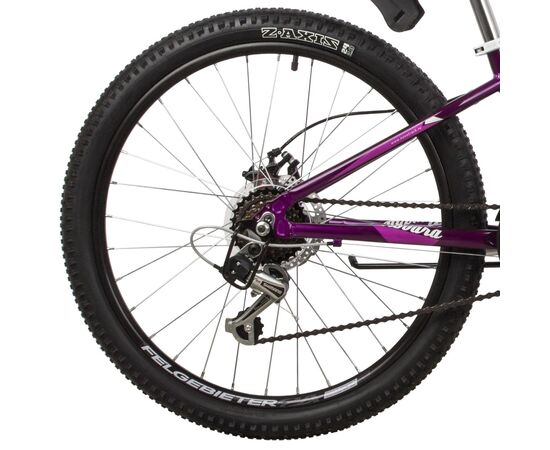 Велосипед Novatrack Novara 18.D 24" new (фиолетовый), Цвет: фиолетовый, Размер рамы: 11", изображение 5