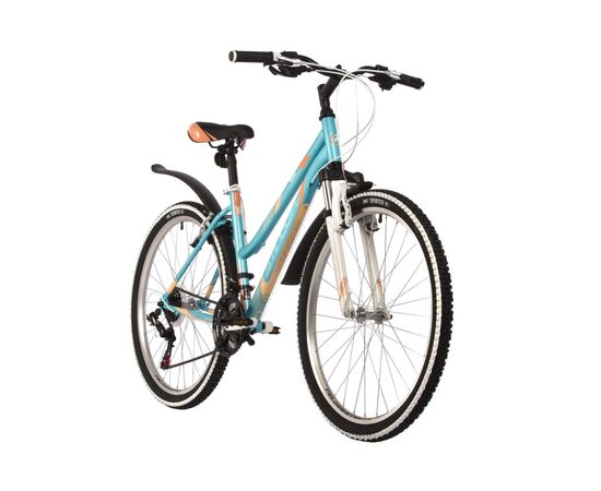 Велосипед Stinger Latina 26" (синий), Цвет: бирюзовый, Размер рамы: 17", изображение 2 Велосипед Stinger Latina 26" (синий), Цвет: бирюзовый, Размер рамы: 17", изображение 2