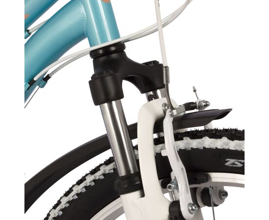 Велосипед Stinger Latina 26" (синий), Цвет: бирюзовый, Размер рамы: 17", изображение 4 Велосипед Stinger Latina 26" (синий), Цвет: бирюзовый, Размер рамы: 17", изображение 4