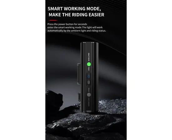 Фара/Фонарь двухсторонний GACIRON V20S-1500 1400LM+100LM Micro USB 4800mAh 07-300147, изображение 20