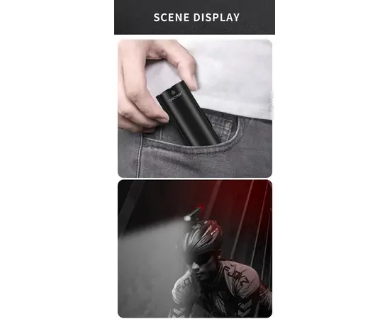 Фара/Фонарь двухсторонний GACIRON V20S-1500 1400LM+100LM Micro USB 4800mAh 07-300147, изображение 23