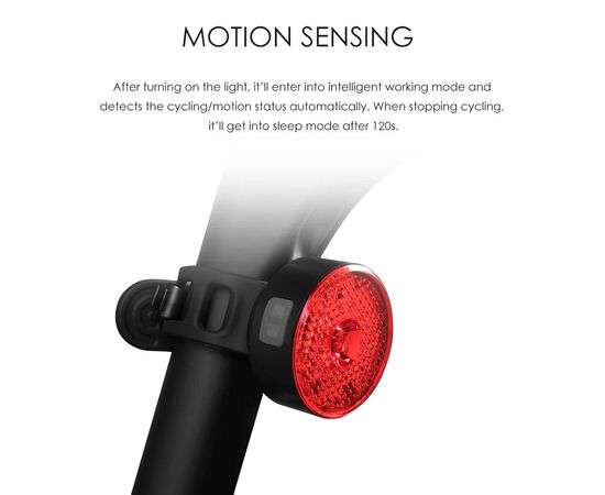 Фонарь задний GACIRON W08-10A 10 LM Micro USB 07-300171, изображение 8