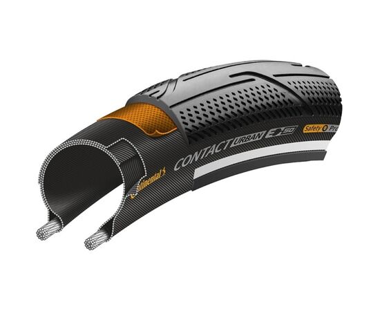 Покрышка Continental Contact Urban PureGrip 26x2,0" (50-559) жесткий корд Reflex (чёрный), Цвет: черный, Ширина: 2.00" (50 мм), изображение 2