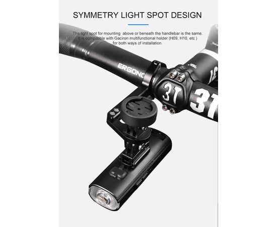 Фара/Фонарь двухсторонний GACIRON V20C-600 600LM Micro USB 2500mAh 07-300142, изображение 12