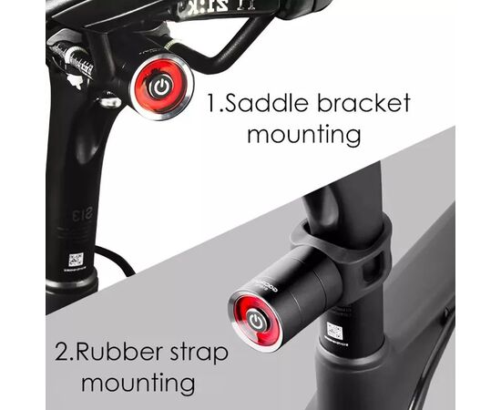 Фонарь задний GACIRON W10-BS 10 LM Micro USB 07-300162, изображение 2