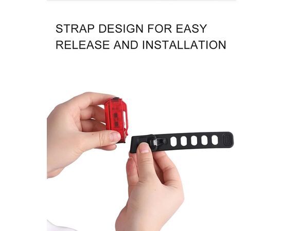 Фонарь задний GACIRON W11 15 LM Micro USB 07-300178, изображение 16