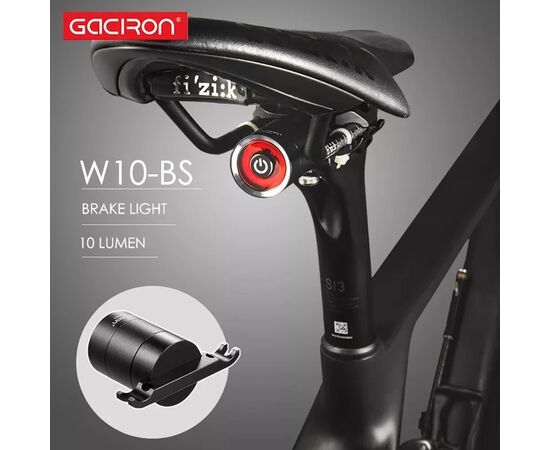 Фонарь задний GACIRON W10-BS 10 LM Micro USB 07-300162, изображение 5