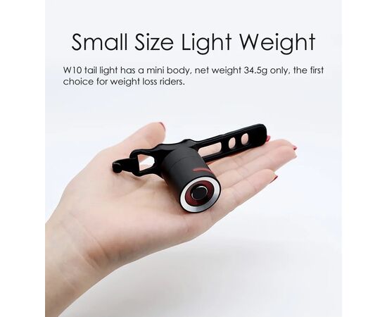 Фонарь задний GACIRON W10 5 LM Micro USB 07-300160, изображение 11