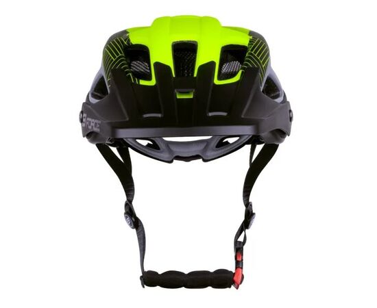 Шлем велосипедный Force AVES MTB (флуоресцентно-черный), изображение 3