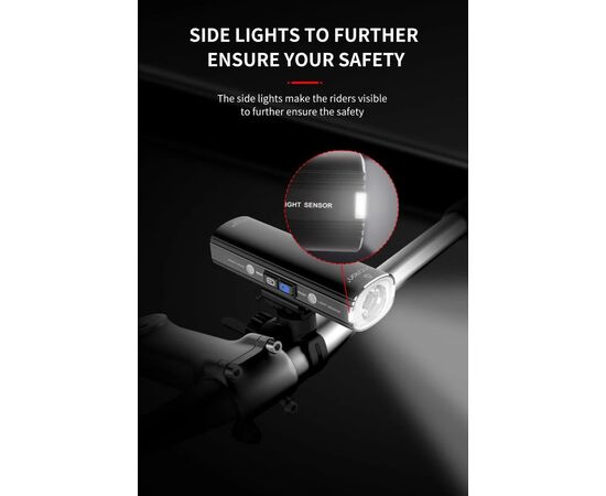 Фара/Фонарь двухсторонний GACIRON V20S-1000 900LM+100LM Micro USB 4000mAh 07-300145, изображение 17