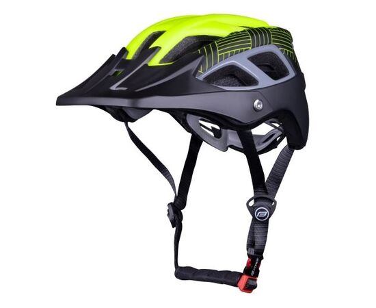 Шлем велосипедный Force AVES MTB (флуоресцентно-черный)