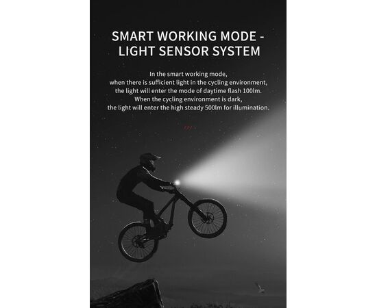 Фара передняя GACIRON V9M-1500 1500LM Micro USB 4800mAh 07-300124, изображение 12