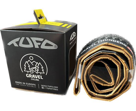 Покрышка TUFO Gravel Thundero TR, 36-622 (700x36C), бескамерная, 2-5 bar (30-70 p.s.i.), TPI 210/375 (чёрный), Цвет: черный, Ширина: 1.38" (36 мм), изображение 9