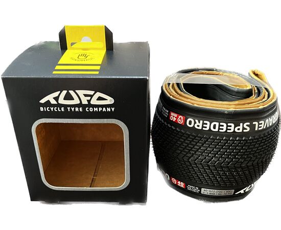 Покрышка TUFO Gravel Speedero TR, 40-622 (700x40C), бескамерная, 2-5 bar (30-70 p.s.i.), TPI 210/375 (чёрный), Цвет: черный, Ширина: 1.50" (40 мм), изображение 4