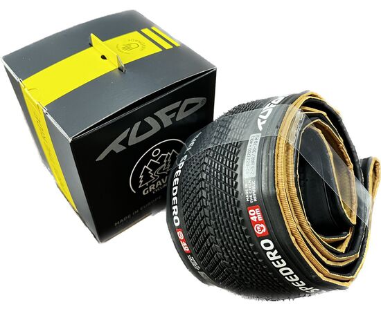 Покрышка TUFO Gravel Speedero TR, 40-622 (700x40C), бескамерная, 2-5 bar (30-70 p.s.i.), TPI 210/375 (чёрный), Цвет: черный, Ширина: 1.50" (40 мм), изображение 6