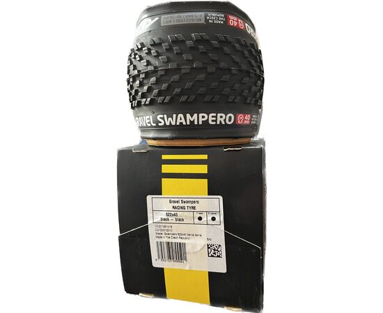 Покрышка TUFO Gravel Swampero TR, 40-622 (700x40C), бескамерная, 2-5 bar (30-70 p.s.i.), TPI 210/375 (чёрный), изображение 4