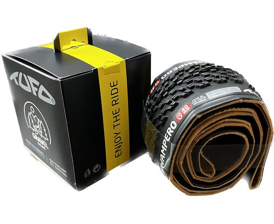 Покрышка TUFO Gravel Swampero TR, 40-622 (700x40C), бескамерная, 2-5 bar (30-70 p.s.i.), TPI 210/375 (чёрный), изображение 6