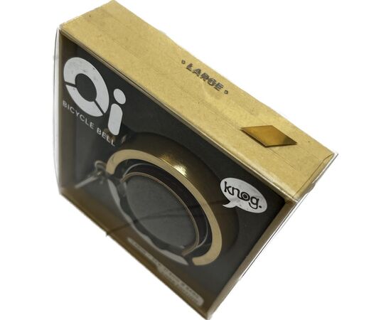 Велозвонок Knog OI Lux большой (золотистый), Цвет: оранжевый, изображение 7