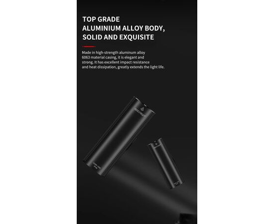 Фара/Фонарь двухсторонний GACIRON V20S-1500 1400LM+100LM Micro USB 4800mAh 07-300147, изображение 12