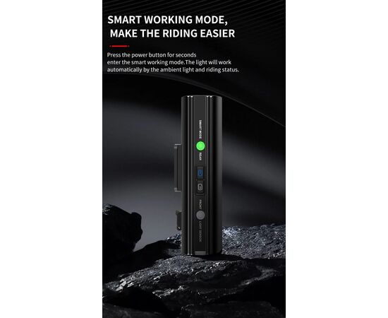 Фара/Фонарь двухсторонний GACIRON V20S-1000 900LM+100LM Micro USB 4000mAh 07-300145, изображение 18