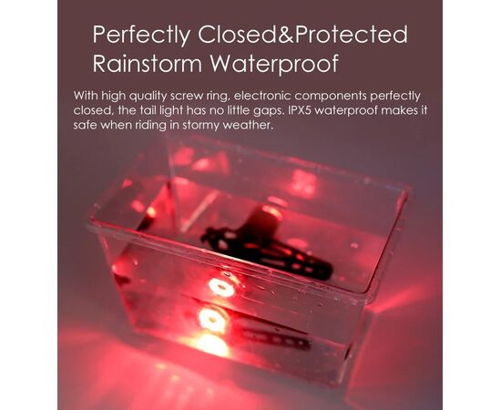 Фонарь задний GACIRON W10 5 LM Micro USB 07-300160, изображение 10