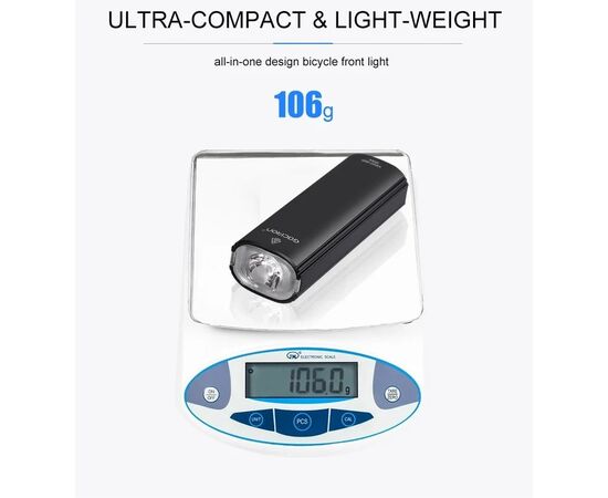 Фара/Фонарь двухсторонний GACIRON V20C-600 600LM Micro USB 2500mAh 07-300142, изображение 9