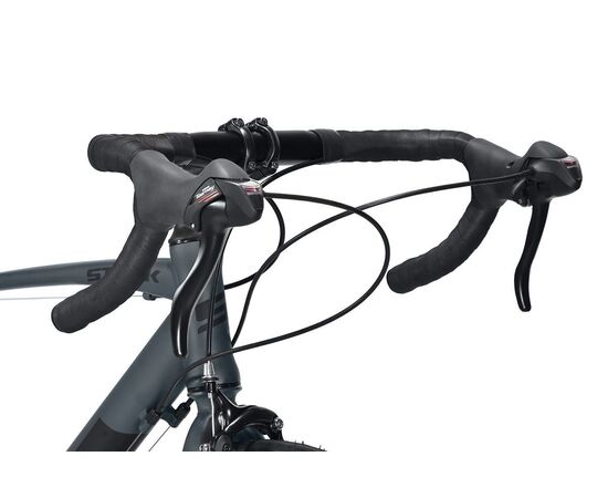 Велосипед Stark Peloton 700.1 (серый/чёрный), Цвет: серый, Размер рамы: 18", изображение 4