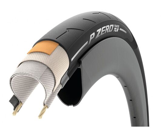 Покрышка Pirelli P Zero Race TLR 26-622 (чёрный), Цвет: черный, Ширина: 1.00" (25 мм), изображение 2