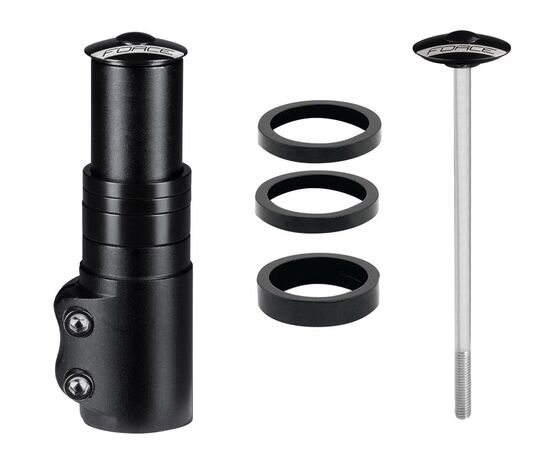 Удлинитель штока вилки Force ECO 30754 1 1/8'' (матовый чёрный), изображение 2