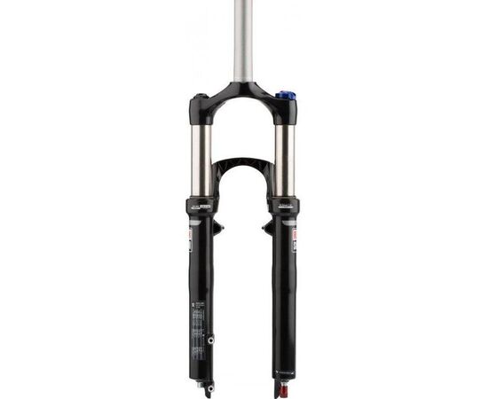 Вилка велосипедная RockShox Recon Silver TK Solo Air 26", 9QR, 100 мм, A-H, Disc+V-Br (без манетки, чёрный), изображение 2