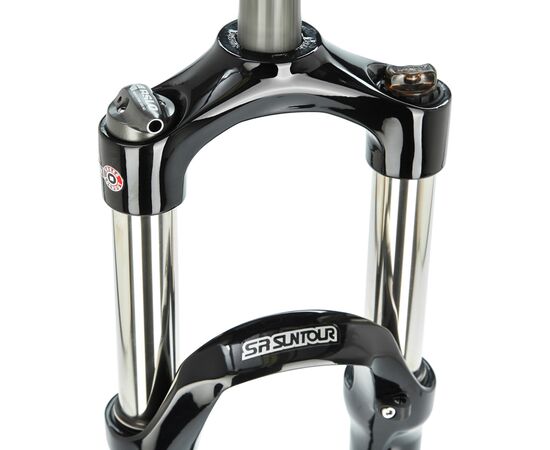 Вилка SR Suntour 29" XCR-AIR RLR DS 1-1/8" (TS) ход 100 мм, QR, Disc (черный матовый), изображение 2