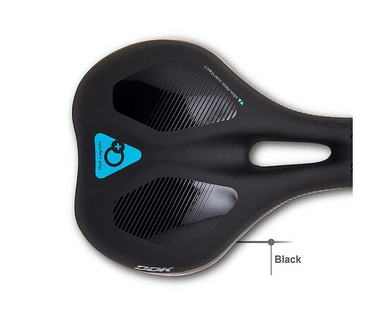 Седло DDK D3153MF (чёрный/серый/синий), изображение 3