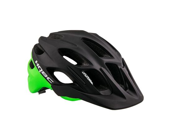 Шлем HQBC DUALQ Q090372 (чёрный/зеленый матовый), Цвет: зелёный, Размер: 54-58